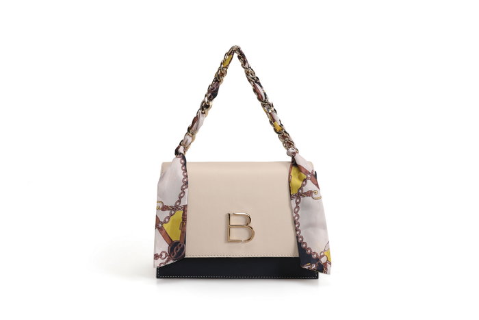 Lucky Bees Bolso Bandolera Crema y Azul Oscuro Lucky Bees Bolso Bandolera Crema y Azul Oscuro